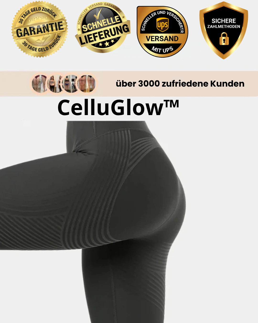 3D COMPRESSION™ | Thermo Shapewear Leggings